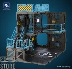 FreshRetro 1/18 1/24 SIB03 Scene In Box Fortifications-A Model Kit -Toy Store 6d35901585