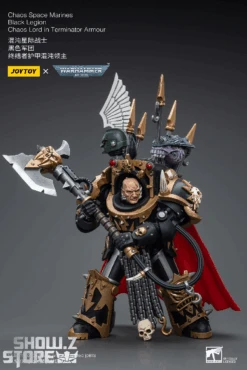 JoyToy Source 1/18 Warhammer 40K Chaos Space Marines Black Legion Chaos Lord In Terminator Armour -Toy Store 6dad7adb76