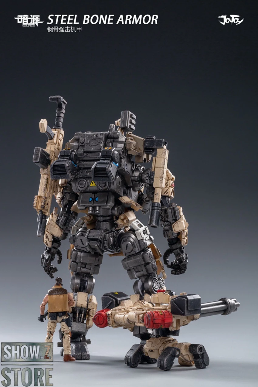 JoyToy Dark Source 1/25 Steel Bone Armour Desert Brown Color W/ Pilot 8 JoyToy Dark Source 1/25 Steel Bone Armour Desert Brown Color W/ Pilot - Image 6