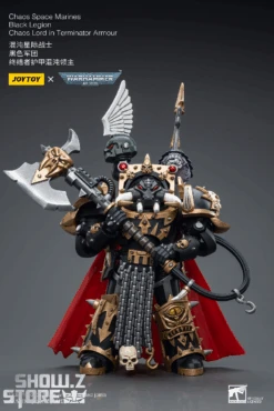 JoyToy Source 1/18 Warhammer 40K Chaos Space Marines Black Legion Chaos Lord In Terminator Armour -Toy Store 708af21839