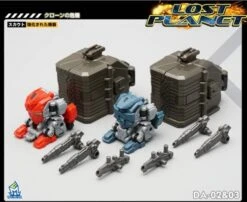 MechFansToys MFT Lost Planet Powered-suit DA02 Red & DA03 Blue Diaclone -Toy Store 73f9f3961e