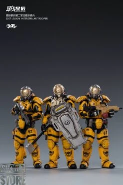 JoyToy Source 1/18 The 2nd Legion Interstellar Troopers Set Of 3 -Toy Store 752a59ad5a