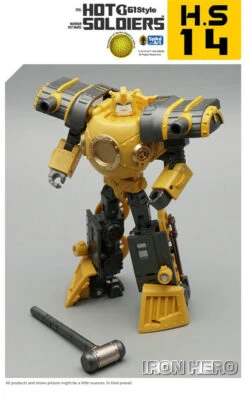 Mech Planet Hot Soldiers HS14 Iron Hero Bumblebee Hearts Of Steel 14 Mech Planet Hot Soldiers HS14 Iron Hero Bumblebee Hearts Of Steel -Toy Store 7534782917