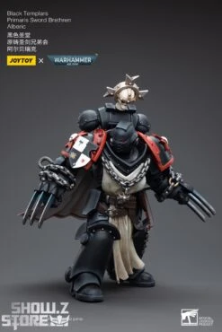JoyToy Source 1/18 Warhammer 40K Black Templars Primaris Sword Brethren Alberic 16 JoyToy Source 1/18 Warhammer 40K Black Templars Primaris Sword Brethren Alberic -Toy Store 7985e59ee1