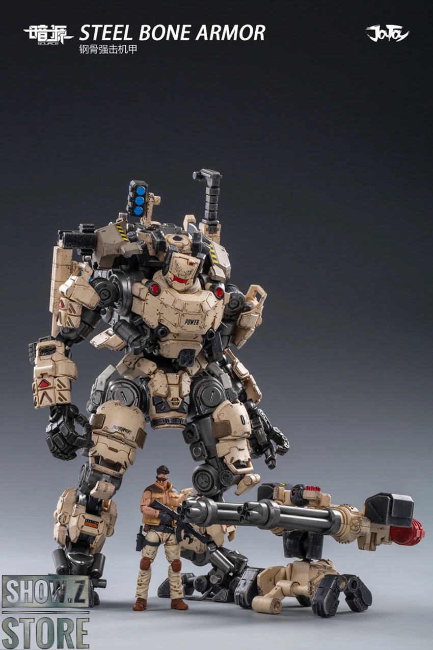 JoyToy Dark Source 1/25 Steel Bone Armour Desert Brown Color W/ Pilot 7 JoyToy Dark Source 1/25 Steel Bone Armour Desert Brown Color W/ Pilot - Image 5