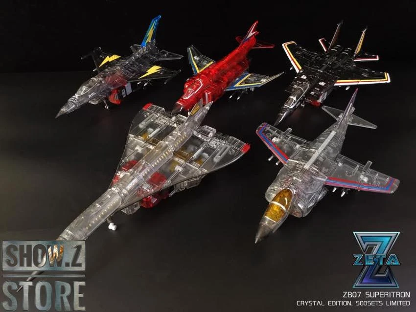 Zeta Toys ZB-07 Superitron Superion Clear Version Giftbox Set Of 6 10 Zeta Toys ZB-07 Superitron Superion Clear Version Giftbox Set Of 6 - Image 8