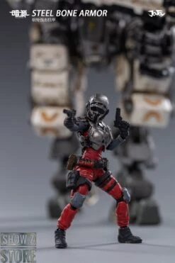 JoyToy Source 1/24 Steel Bone W/ Pilot 2nd White Version -Toy Store 7ee32db957