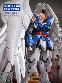 Navigator Toys Pre-Painted & Pre-Assembled Bandai XXXG-00W0 Wing Gundam Zero EW Ver.Ka -Toy Store 8132ca7b23