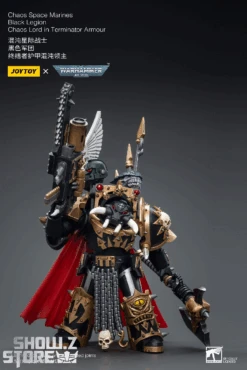 JoyToy Source 1/18 Warhammer 40K Chaos Space Marines Black Legion Chaos Lord In Terminator Armour -Toy Store 84ce5ef7cc