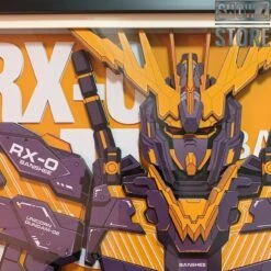 ChenFu Studio RX-0 Unicorn Gundam 02 Banshee 3D Wall Art Decoration Picture -Toy Store 86f2c9fdc7