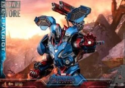 Hot Toys HotToys HT MMS547D34 1/6 Avengers: Endgame Iron Patriot Iron Man Collectible Figure -Toy Store 8722384480