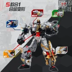 Black Mamba H6002-4B Raptor Slash & H6002-7B Robot Force Volcanicus Oversized Combiner Set Of 6 -Toy Store 877dd8d5c1