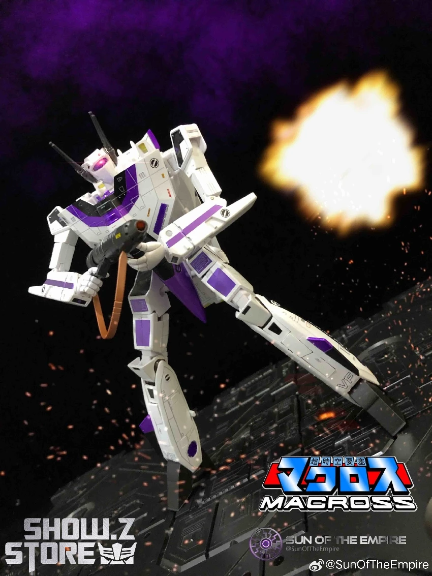 KitzConcept 1/72 Macross VF-1S God Of Flame Purple Limited Edition W/ Fast Pack Armor 10 KitzConcept 1/72 Macross VF-1S God Of Flame Purple Limited Edition W/ Fast Pack Armor - Image 8