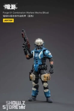 JoyToy Source 1/25 Purge 01 Combination Warfare Mecha Blue Version W/ Pilot -Toy Store 8a38a3c359