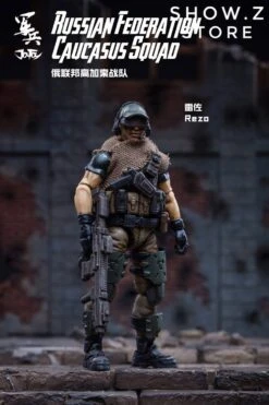JoyToy Source Acid Rain 1/18 Russian Federation Caucasus Squad Set Of 3 Figures -Toy Store 90af218715