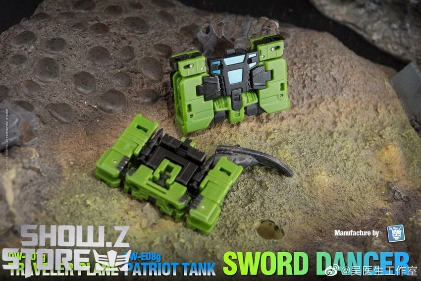 Dr.Wu Sword Dancer Slamdance DW-E07G Traveler Plane Raindance & DW-E08G Patriot Tank Grandslam Set Of 2 Green Version 12 Dr.Wu Sword Dancer Slamdance DW-E07G Traveler Plane Raindance & DW-E08G Patriot Tank Grandslam Set Of 2 Green Version - Image 10