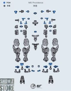 Point Factory Studio PFS02-3 Metal Parts For Bandai MG ZGMF-X13A Providence Gundam -Toy Store 91e7aaab6a