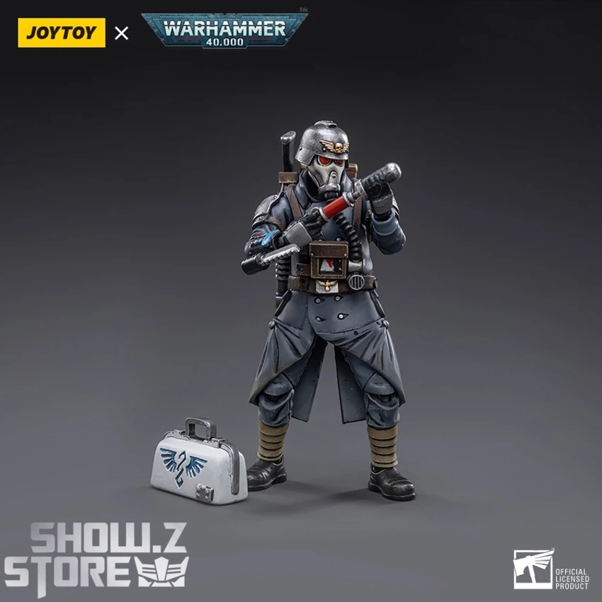JoyToy Source 1/18 Warhammer 40K Death Korps Of Krieg Veteran Squad Guardsman Medic 4 JoyToy Source 1/18 Warhammer 40K Death Korps Of Krieg Veteran Squad Guardsman Medic - Image 2