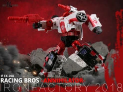 IronFactory EX-26A Racing Bros Annihilator Red Alert -Toy Store a38eccf897