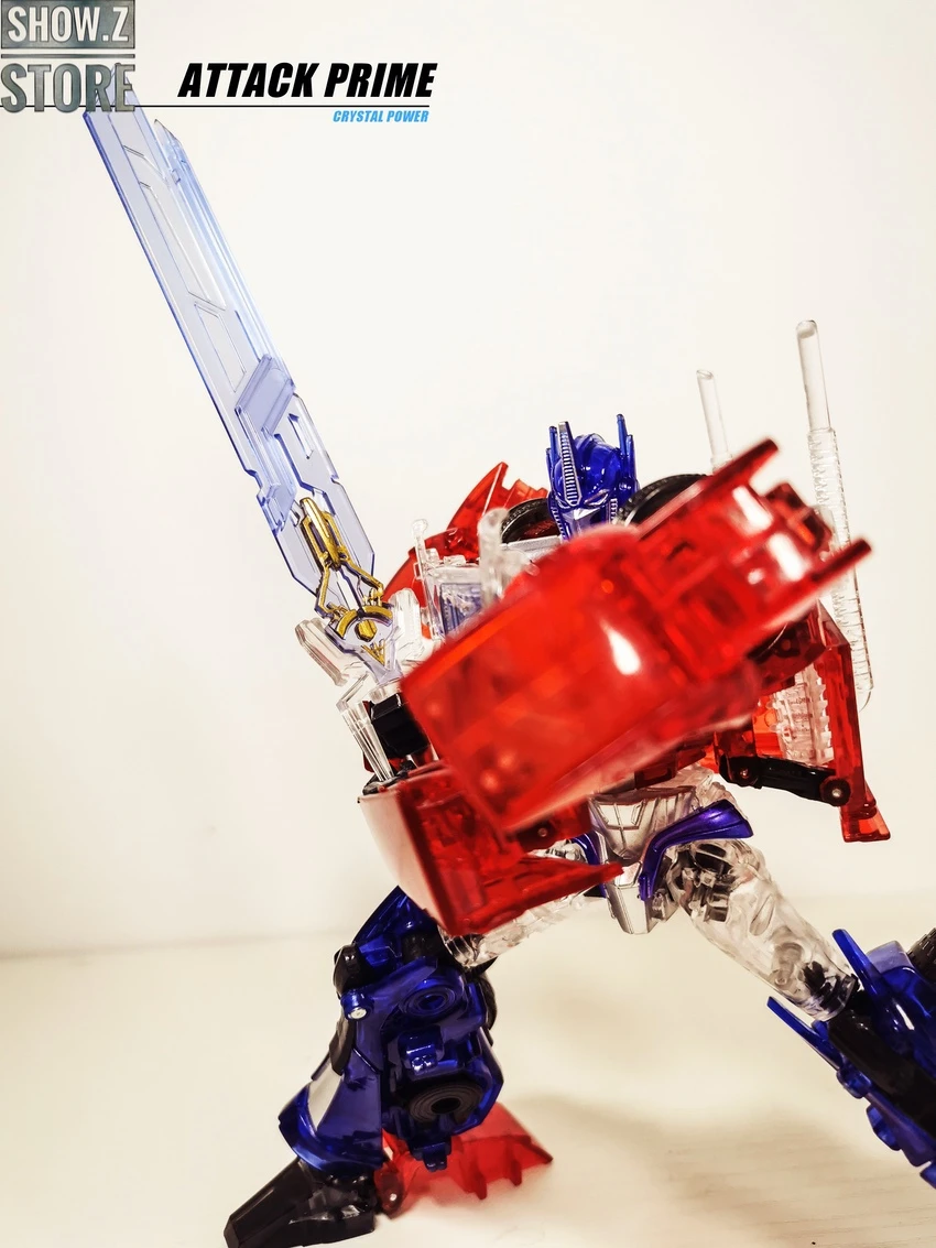 APC Toys APC-001 Attack Prime TFP Optimus Prime Clear Version W/ Black Wheels 22 APC Toys APC-001 Attack Prime TFP Optimus Prime Clear Version W/ Black Wheels - Image 20