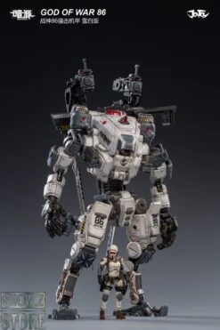 JoyToy Source 1/24 God Of War 86 Mecha W/ Pilot White Version 24 JoyToy Source 1/24 God Of War 86 Mecha W/ Pilot White Version -Toy Store a5ee550ca9