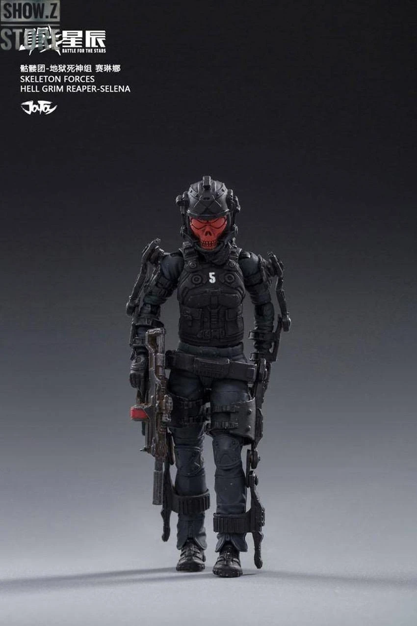 JoyToy Source 1/18 Hardcore Coldplay Skeleton Forces Hell Grim Reaper & Selena Set Of 4 5 JoyToy Source 1/18 Hardcore Coldplay Skeleton Forces Hell Grim Reaper & Selena Set Of 4 - Image 3