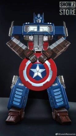 Lewin Resources LW-01A Optimus Prime Captain America Style Oversized 71cm W/ LED 22 Lewin Resources LW-01A Optimus Prime Captain America Style Oversized 71cm W/ LED -Toy Store add13fc5e1