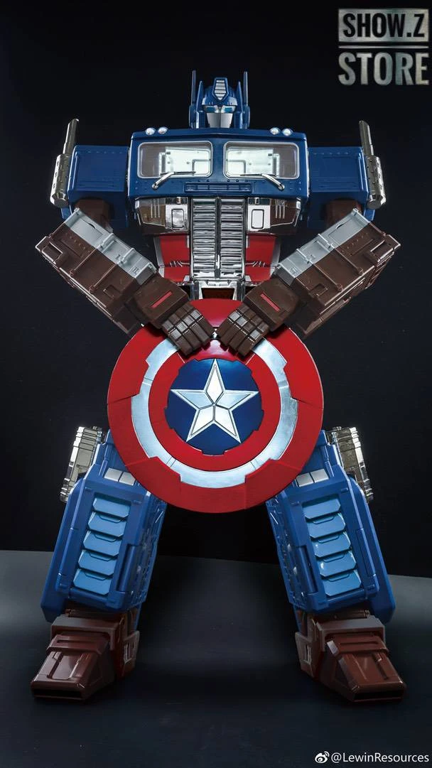 Lewin Resources LW-01A Optimus Prime Captain America Style Oversized 71cm W/ LED 12 Lewin Resources LW-01A Optimus Prime Captain America Style Oversized 71cm W/ LED - Image 10