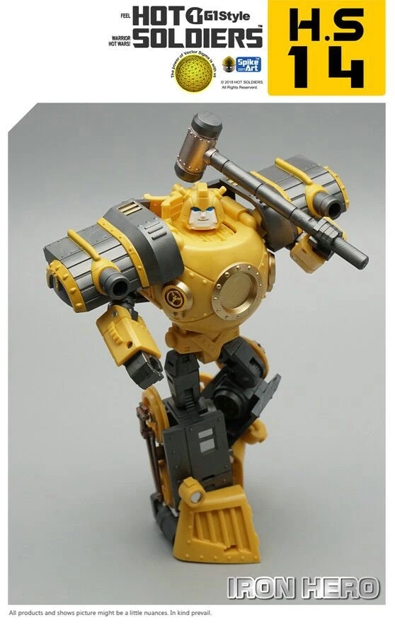 Mech Planet Hot Soldiers HS14 Iron Hero Bumblebee Hearts Of Steel 8 Mech Planet Hot Soldiers HS14 Iron Hero Bumblebee Hearts Of Steel - Image 6