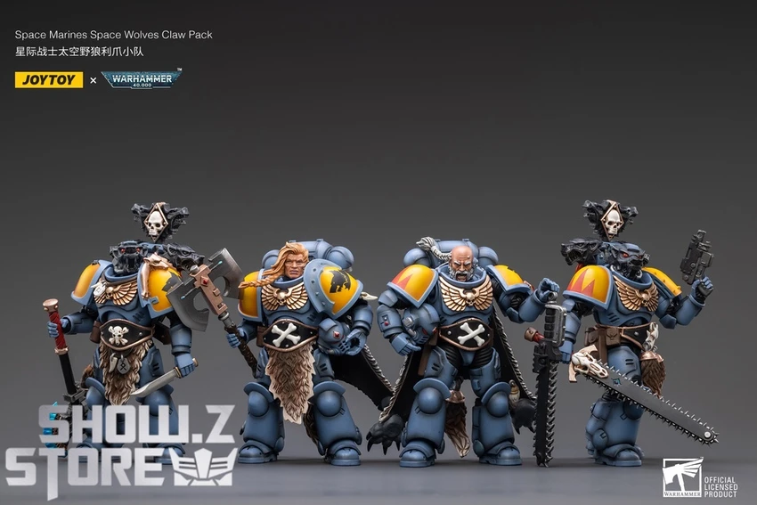 JoyToy Source 1/18 Warhammer 40K Space Wolves Claw Pack Set Of 4 8 JoyToy Source 1/18 Warhammer 40K Space Wolves Claw Pack Set Of 4 - Image 6