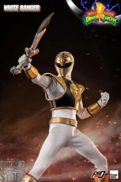 Threezero Studio 1/6 Mighty Morphin Power Rangers White Ranger -Toy Store b20fb3b6ea