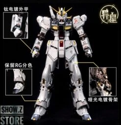 [SZ Custom] Bandai Custom RG 1/144 RX-93 Nu Gundam W/ Electroplated Chrome Painting -Toy Store b2b97aa1fb