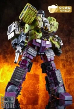 Jinbao Oversized Devastator Battle Damaged Version Full Set Of 6 Gravity Builder -Toy Store b567c1ed09