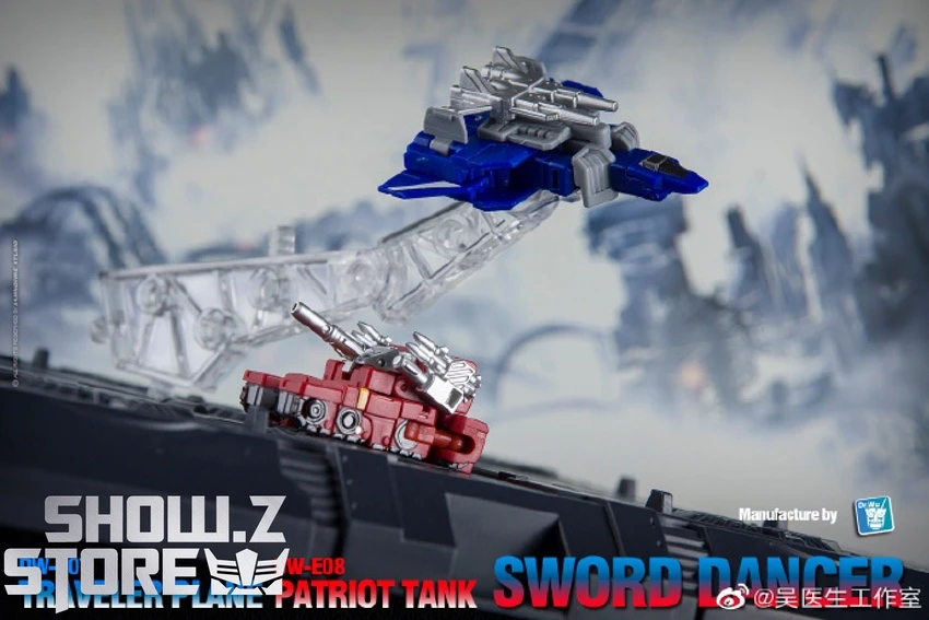 Dr.Wu Sword Dancer Slamdance DW-E07 Traveler Plane Raindance & DW-E08 Patriot Tank Grandslam Set Of 2 Animation Version 5 Dr.Wu Sword Dancer Slamdance DW-E07 Traveler Plane Raindance & DW-E08 Patriot Tank Grandslam Set Of 2 Animation Version - Image 3