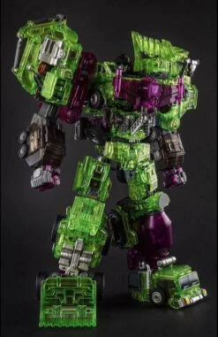 Generation Toy GT-01GS Gravity Builder Devastator Green Shadow Clear Vesion Set Of 6 -Toy Store b92e33681f