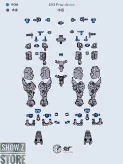 Point Factory Studio PFS02-3 Metal Parts For Bandai MG ZGMF-X13A Providence Gundam -Toy Store ba26d3a34a