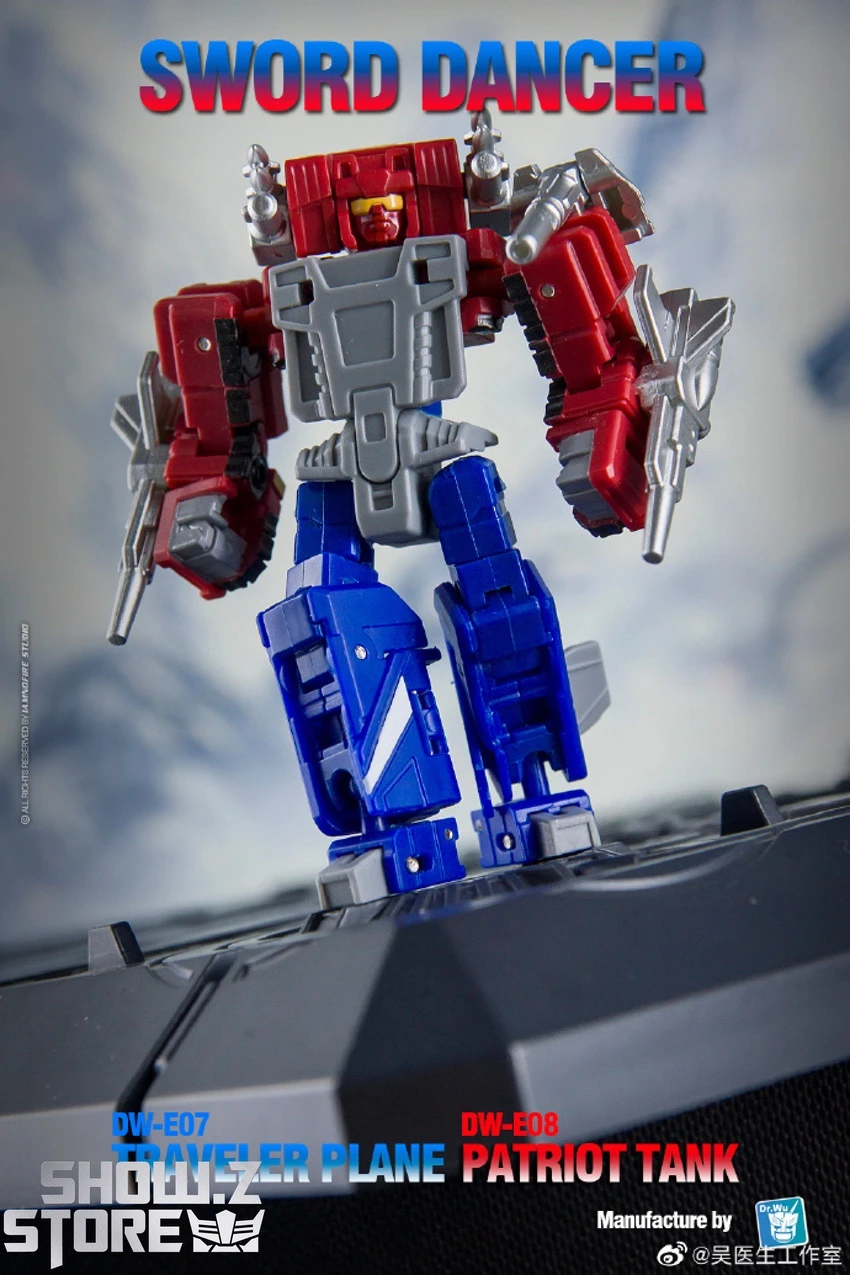 Dr.Wu Sword Dancer Slamdance DW-E07 Traveler Plane Raindance & DW-E08 Patriot Tank Grandslam Set Of 2 Animation Version 10 Dr.Wu Sword Dancer Slamdance DW-E07 Traveler Plane Raindance & DW-E08 Patriot Tank Grandslam Set Of 2 Animation Version - Image 8