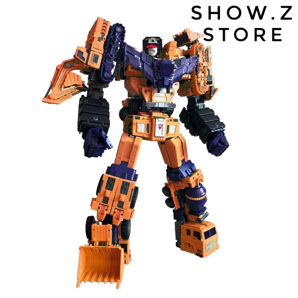 Toyworld TW TWC07E TW-C07E Orange Constructor Devastator Orange Version Set Of 6 3 Toyworld TW TWC07E TW-C07E Orange Constructor Devastator Orange Version Set Of 6