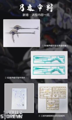 Zero_G Studio 1/100 MG Judge Gundam Model Kit Blue Version -Toy Store c24b737ef8