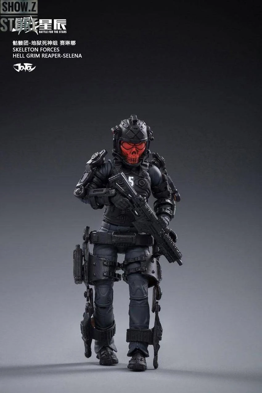 JoyToy Source 1/18 Hardcore Coldplay Skeleton Forces Hell Grim Reaper & Selena Set Of 4 4 JoyToy Source 1/18 Hardcore Coldplay Skeleton Forces Hell Grim Reaper & Selena Set Of 4 - Image 2