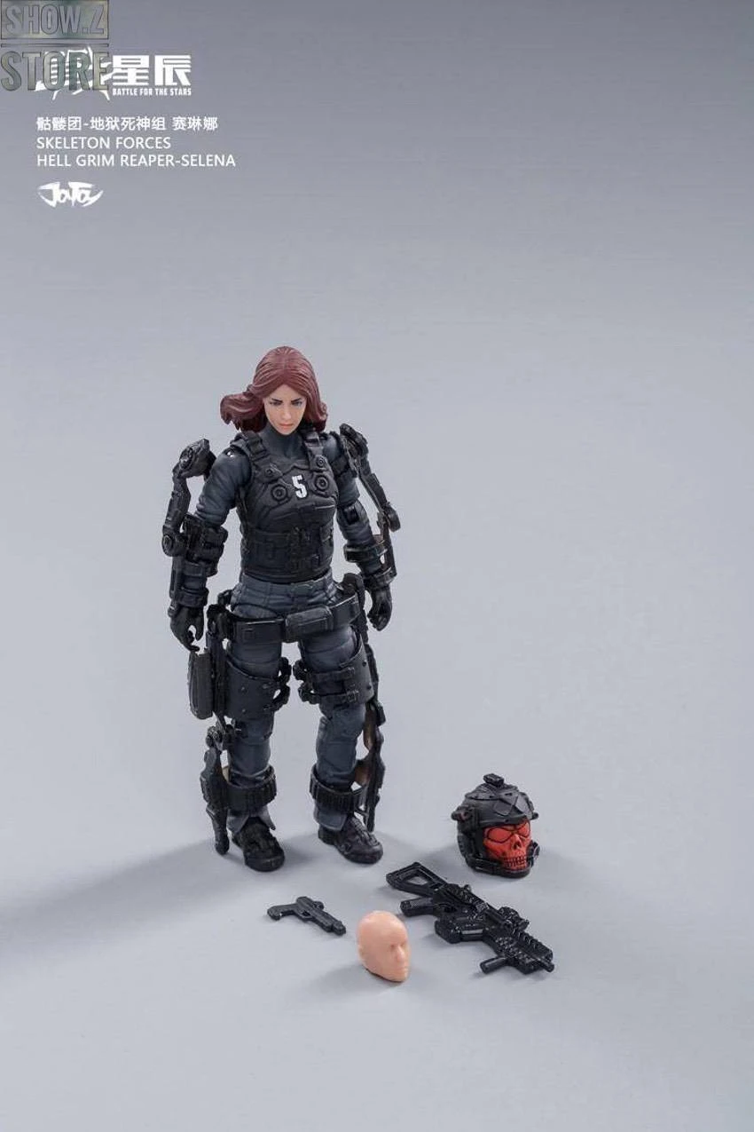 JoyToy Source 1/18 Hardcore Coldplay Skeleton Forces Hell Grim Reaper & Selena Set Of 4 7 JoyToy Source 1/18 Hardcore Coldplay Skeleton Forces Hell Grim Reaper & Selena Set Of 4 - Image 5