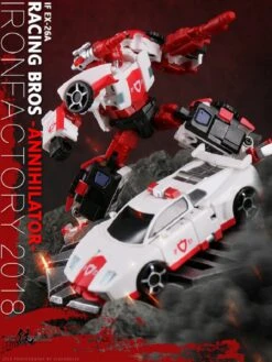 IronFactory EX-26A Racing Bros Annihilator Red Alert -Toy Store c71639378a