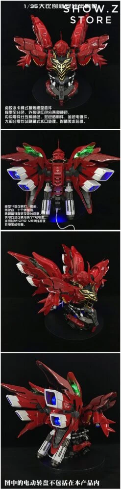 BSC Yihui YH Model 1/35 MSN-06S MNS06S SINANJU New Zeon Customized Gundam Bust Model Kit -Toy Store cabe4338a7