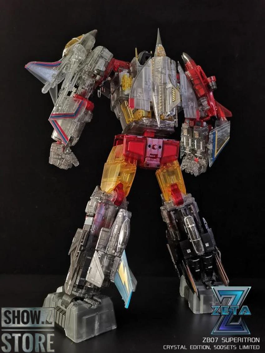 Zeta Toys ZB-07 Superitron Superion Clear Version Giftbox Set Of 6 5 Zeta Toys ZB-07 Superitron Superion Clear Version Giftbox Set Of 6 - Image 3