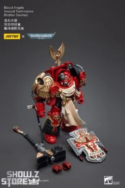 JoyToy Source 1/18 Warhammer 40K Blood Angels Assault Terminators Brother Davinos -Toy Store ce4a12e81f