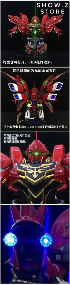 BSC Yihui YH Model 1/35 MSN-06S MNS06S SINANJU New Zeon Customized Gundam Bust Model Kit -Toy Store d1d5de8bb5