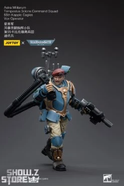JoyToy Source 1/18 Warhammer 40K Astra Militarum Tempestus Scions Command Squad 55th Kappic Eagles Vox Operator -Toy Store e2d32e89d3