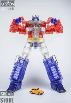 Lewin Resources LW-01B Optimus Prime Clear Limited Edition W/ LED 11 Lewin Resources LW-01B Optimus Prime Clear Limited Edition W/ LED -Toy Store e3c37b18f0