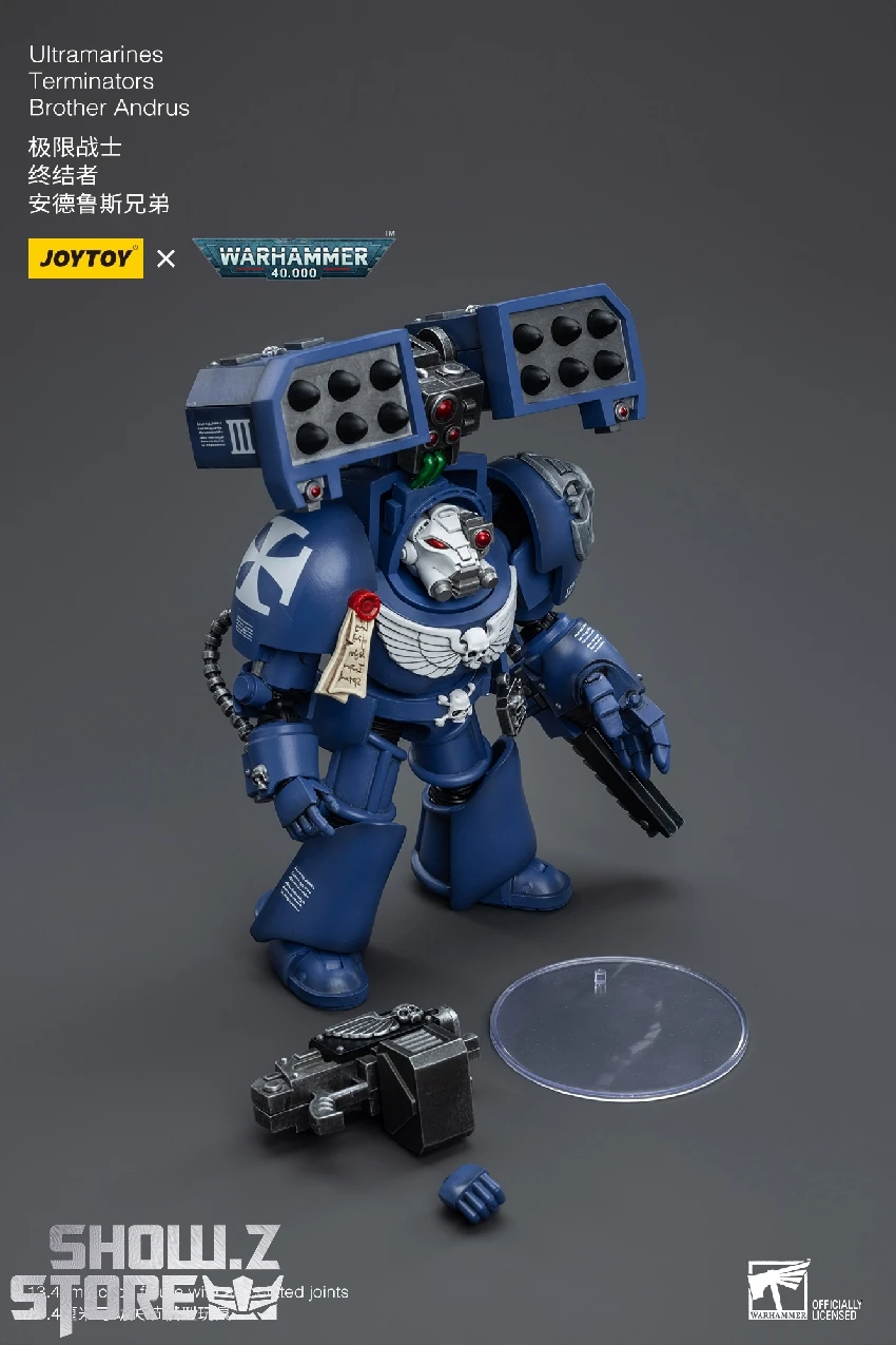 JoyToy Source 1/18 Warhammer 40K Ultramarines Terminators Brother Andrus 10 JoyToy Source 1/18 Warhammer 40K Ultramarines Terminators Brother Andrus - Image 8