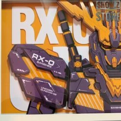 ChenFu Studio RX-0 Unicorn Gundam 02 Banshee 3D Wall Art Decoration Picture -Toy Store e97c46cf8a